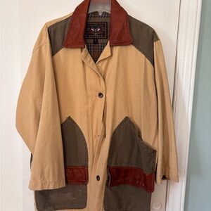 Vintage French Country Express Coat Size Medium